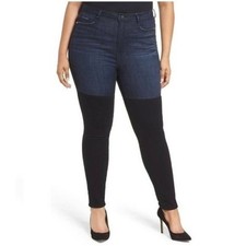 Good American Good Legs Mix Skinny Jeans Blue Black Womens Size 12 NEW