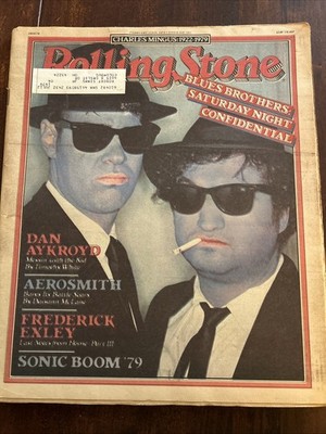 Rolling Stone Magazine Blues Brothers Belushi Aykroyd Aerosmith 2/22/1979!