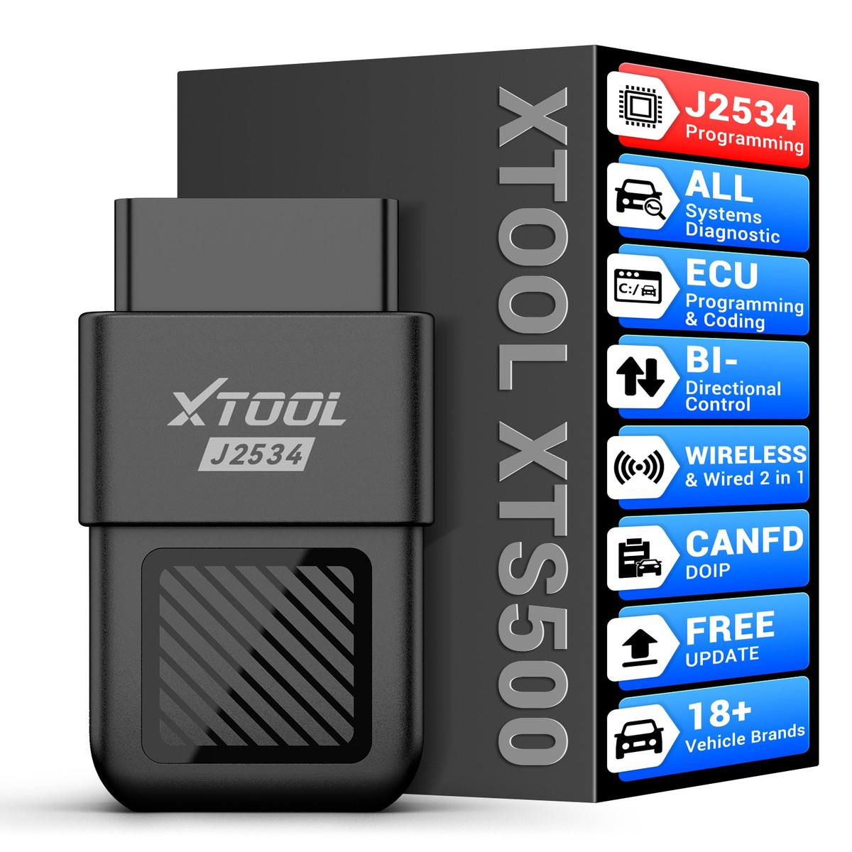 2026 XTOOL XTS500 J2534 Programmer OBD2 Scanner Pass-Thru OEM