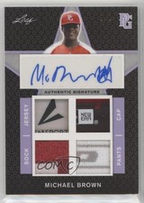 2019 Platinum 1/3 Michael Brown #MA-MB2 Quad Patch Auto 7ut