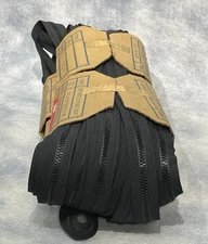 New 8VF 5/8 Continuous Chain Zipper By YKK Black Nylon Approx. 92 yd