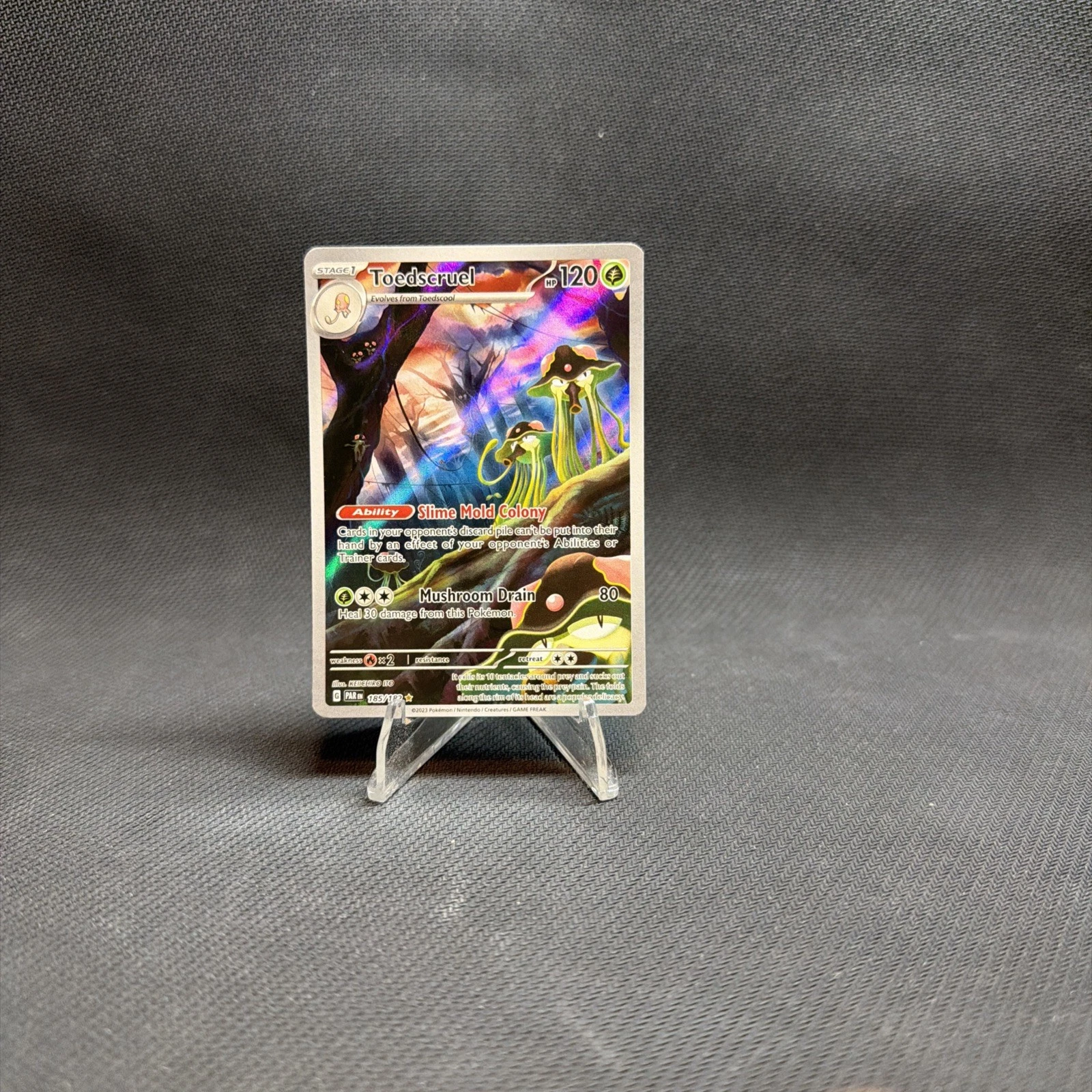 Toedscruel 185/182 Pokemon Paradox Rift Illustration Rare Holo Card MP