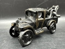 Vintage Cast Iron Tow Truck Antique Wrecker Model T
