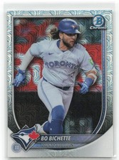 2025 Bowman Chrome Bo Bichette Mega Refractor #92 Toronto Blue Jays