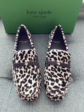 NWT kate spade new york Women's Flower Stud Round Toe Moccasin Loafers, size 6.5
