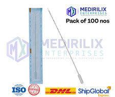 Pipelle Endometrial Biopsy Curette Sterile Sealed Pack of 100 pcs Gynecology $#S