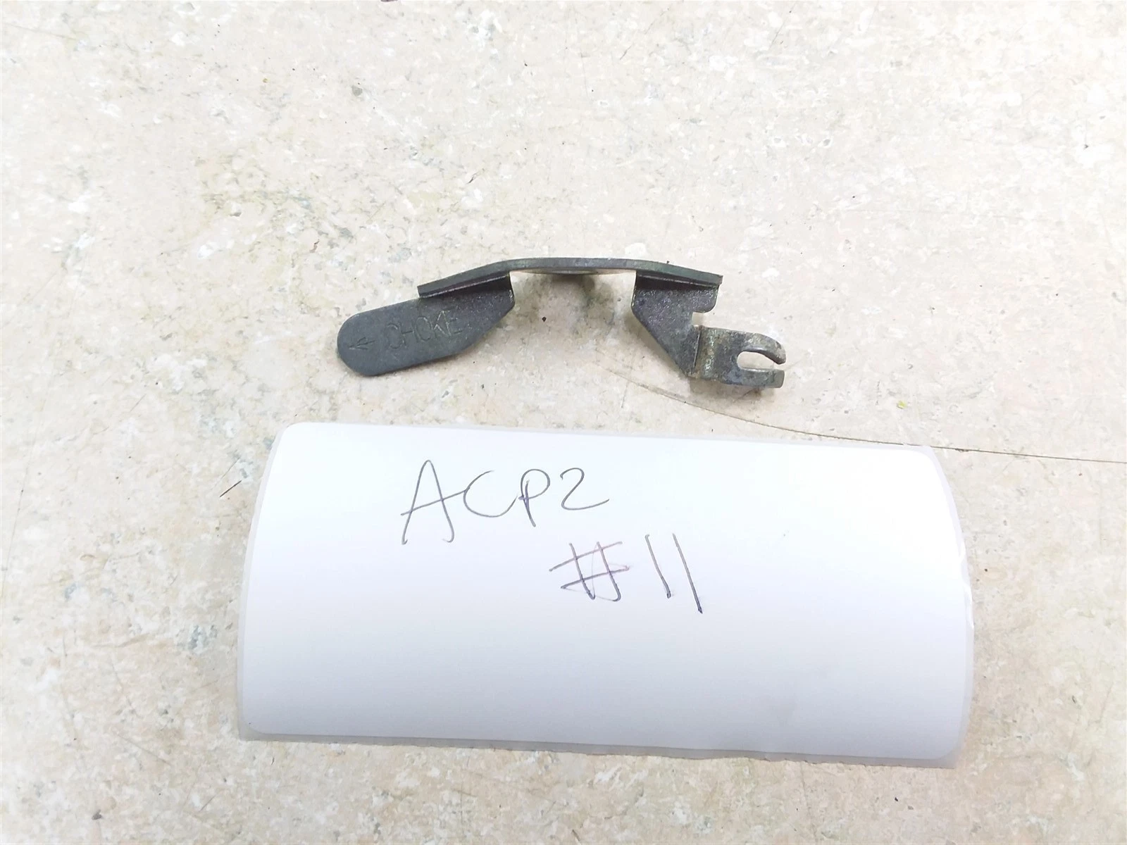 Honda CR125-R PE35D 1984 1985 NICE Carburetor Carb Body Choke Lever #11 ACP-2