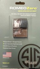 SIG SAUER ROMEOZero 1x 24 mm 3 MOA Red Dot Sight - TAN (SOR01300)