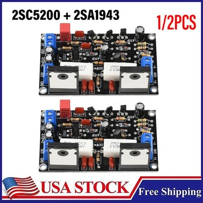 2SC5200+2SA1943 Mono High Power Amplifiers 100W HIFI Audio Amplifier Board 1/2X