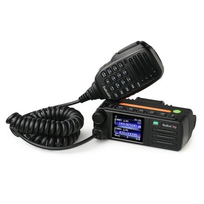 Radioddity DB25-D: 20W DMR/Analog Mobile Radio, VHF/UHF, GPS, APRS, 500k Contact