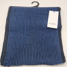 Goodfellow  Co. Men's Blue  Black Knitted Scarf One Size NWT