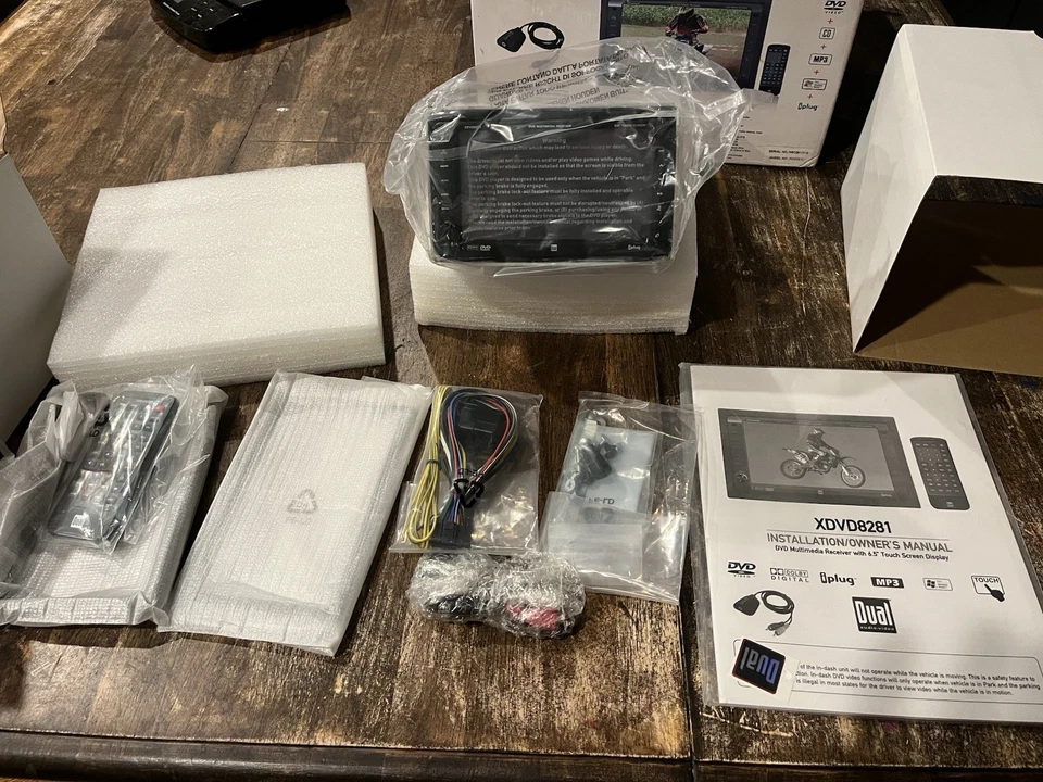 Dual XDVD8281 In-Dash Mobile Video with 6.5-Inch Touch Screen LCD, Black - Image 2 of 4