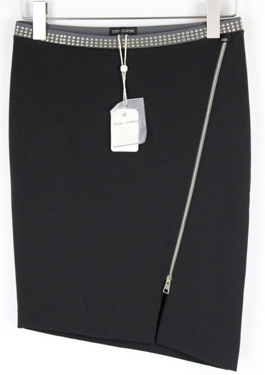 Jupe Femme Cop Copine Taille 42 - Noire, Longueur 52 Cm - Style Mini