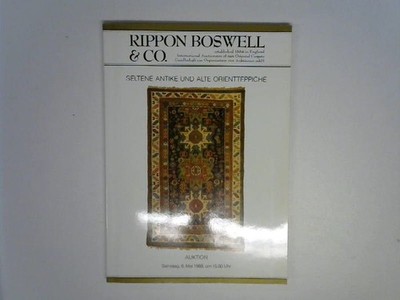 Rippon Boswell & Co. Seltene antike und alte Orientteppiche; Bedeutende Frühjahr