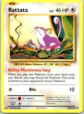 Rattata 66/108 Common Evolutions Pokemon Near Mint