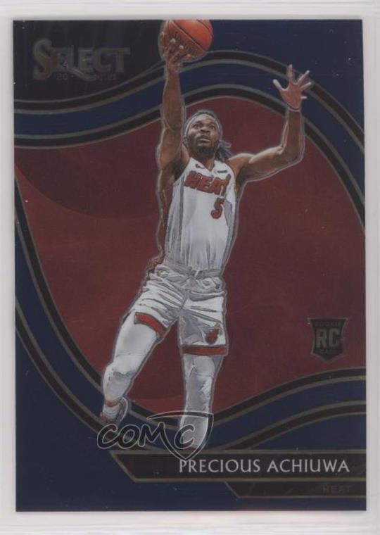 2020-21 Panini Select Courtside Retail Blue Precious Achiuwa #281 0d7t