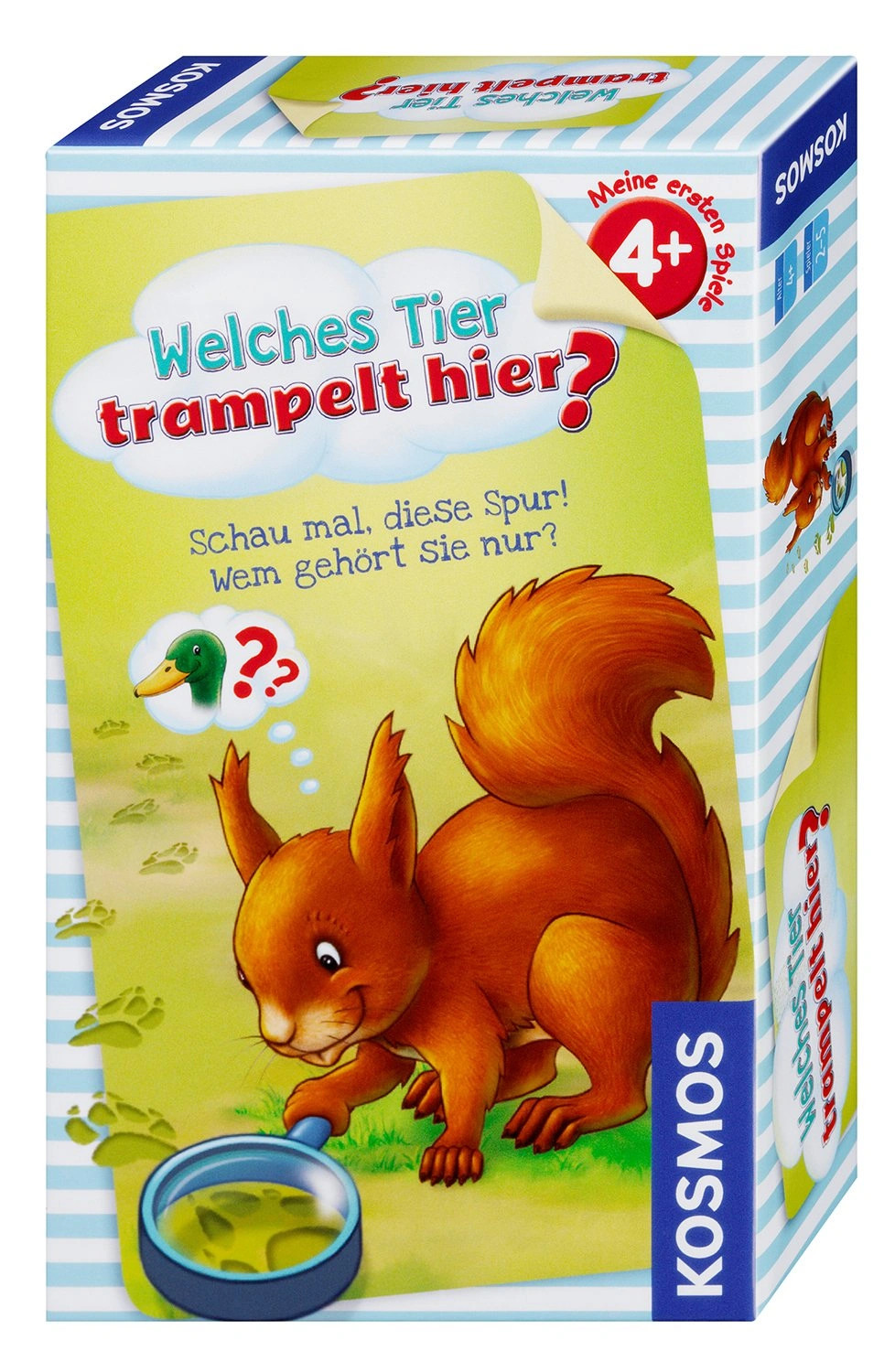 KOSMOS Welches Tier trampelt hier? Lernspiel Natur ab 4 Jahre Tierspuren Poster