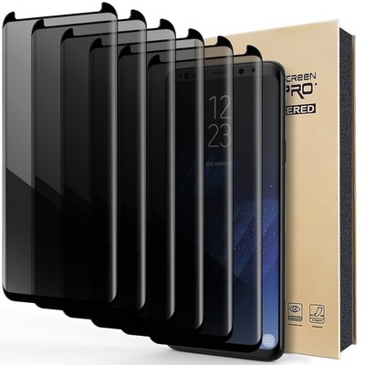 2X/4X/6X Privacy Tempered Glass Screen Protector For Samsung Galaxy S8 / S8 Plus