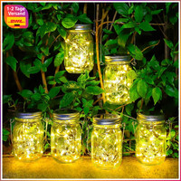 Solarlampen 30 LED Wetterfest HäNgend Garten Patio Balkon Deko 6 StüCk
