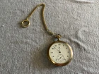 VINTAGE ANTIQUE SMALL ELGIN POCKET WATCH   WORKS*