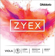 D'Addario Zyex Viola Single G String, Long Scale, Heavy Tension
