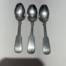Rogers German Spoons Set of 3 Vintage Antique Flatware Collectible