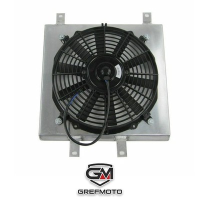 12'' Slim Pull Push Fan Shroud Kit for Honda Civic Del Sol Integra