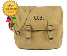 WW2 US Army M1936 Messenger Bag Lightweight Vintage Canvas WWII Shoulder Milita