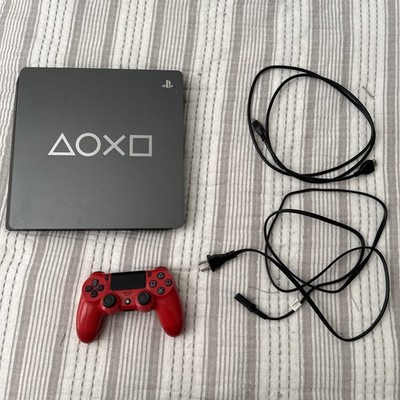 Sony PlayStation 4 Slim Days of Play Limited Edition Console Gray 1TB PS4 Works 