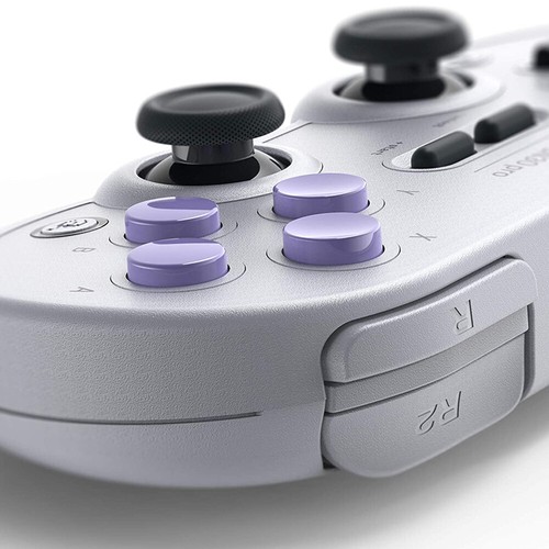 8BitDo SN30 Pro Bluetooth Gamepad/Controller SN Edition For Switch/MacOS Grey - Picture 3 of 3