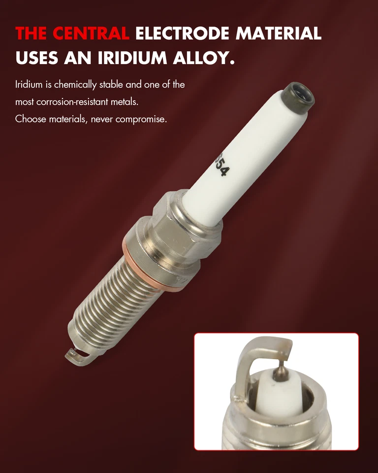 Pack 4 bujías de iridio para Mercedes-Benz B250 CLA250 2014-2019 2,0 L l4 Foto 4 de 4