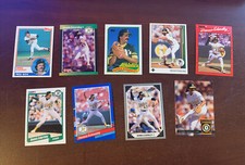 Dennis Eckersley HOF Lot (9) 1983-94 Topps Donruss Upper Deck Fleer Leaf