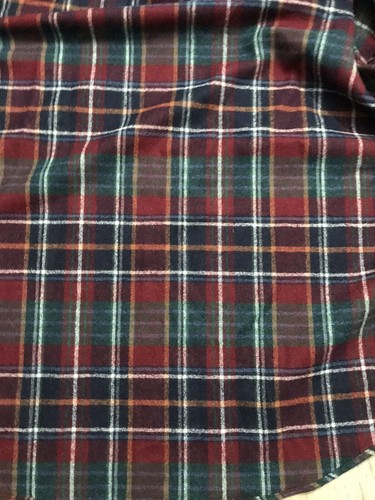 Pendleton Mens XL Wool Button Up Shirt Red Blue Plaid Long Sleeve USA MADE - Picture 3 of 16