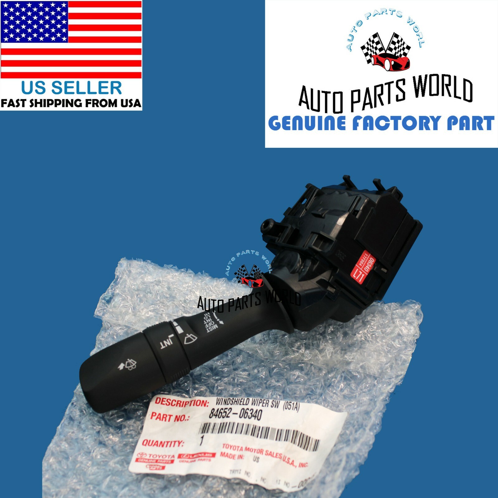 GENUINE TOYOTA AVALON CAMRY COROLLA INTERMITTENT WIPER SWITCH