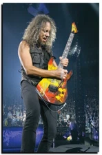 Kirk Hammett Poster 24x36 Inch Metallica Photo Rare Wall Art Print - KH01