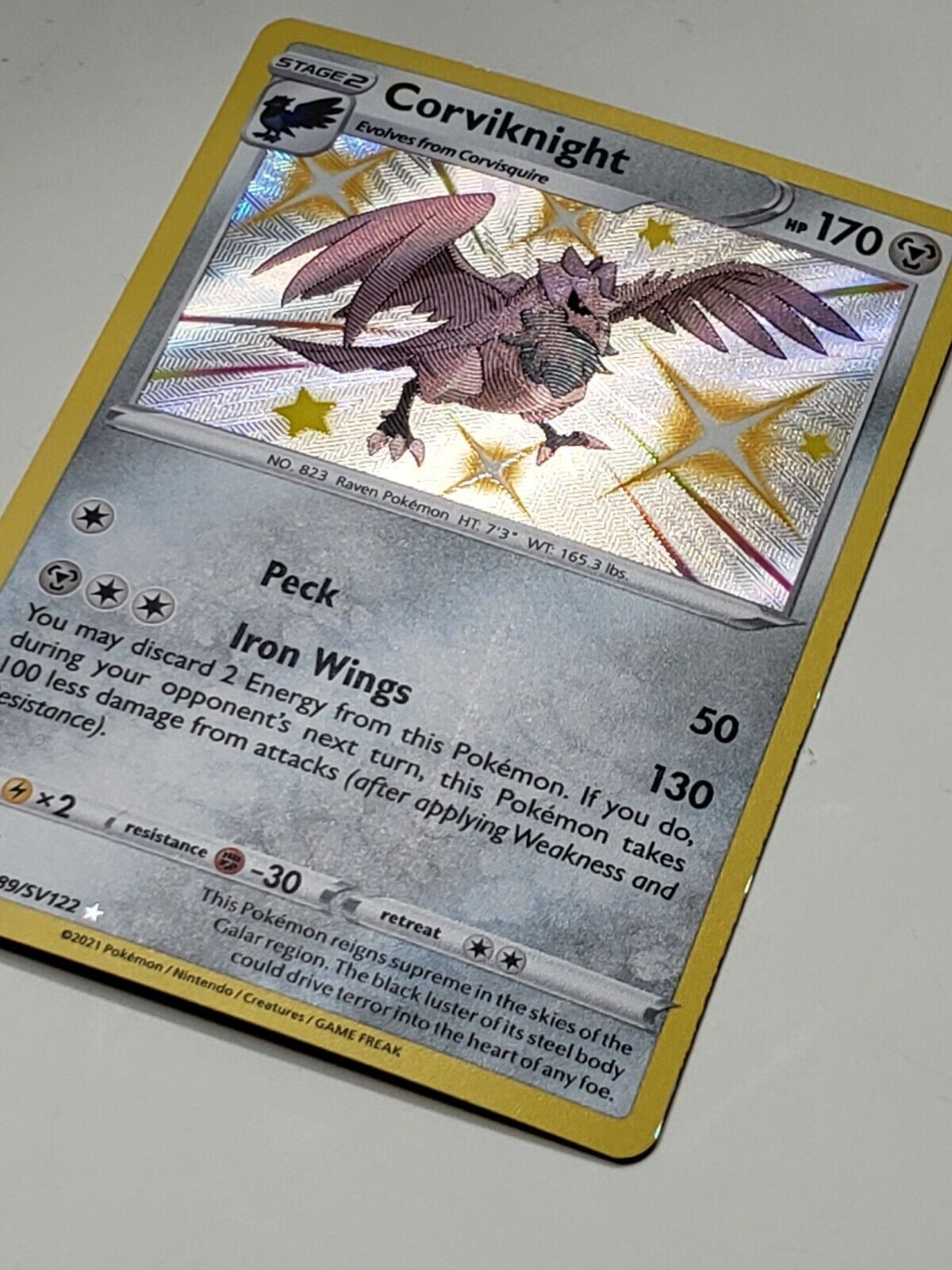 Pokémon tcg: Corviknight (SV089/SV122) - SWSH4.5 Destinos Brilhantes em  Promoção na Americanas