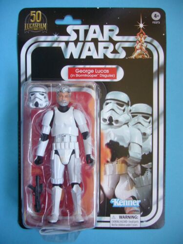 STAR WARS 6" BLACK SERIES LF 50th EXCL - GEORGE LUCAS (STORMTROOPER) *NEAR MINT* - Picture 1 of 3