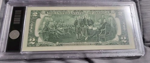Donald Trump 2019 (MAGA)Presidential Note Uncirculated $2 Bill 004 Authenticated - Picture 6 of 6