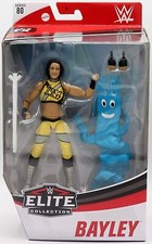 ELITE WWE BAYLEY - SERIES 80 - WITH BATON & DEFLATED BAYLEY BUDDY -  DO NOT HUG!