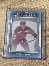 2015-16 UD The Cup Robby Fabbri Printing Plates 1/1 Rookie Masterpiece RC
