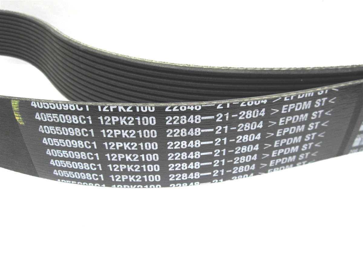 4055098C1 NEW FLEETRITE FAN BELT 12PK2100 22848-21-2804 4055098C1 NEW FLEETRITE FAN BELT 12PK2100 22848-21-2804