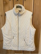 Hannah White Sleeveless Vest Size Xl Nwot