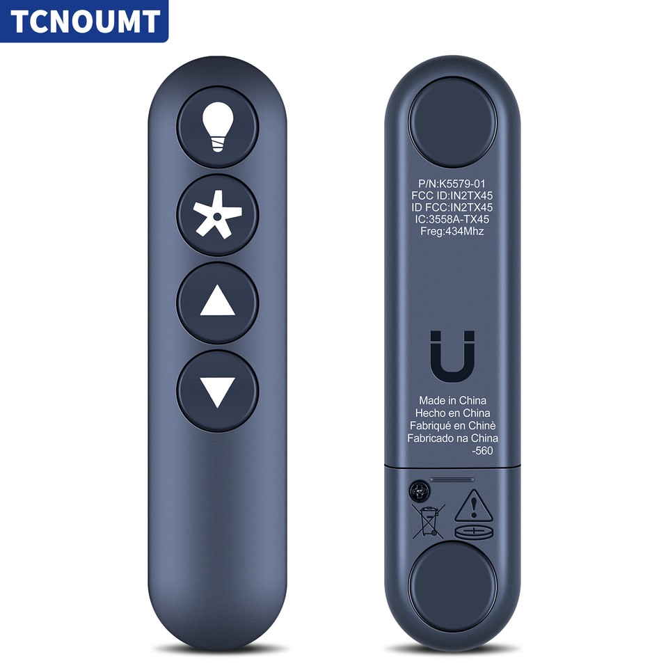 For Hunter Fan Replacement Handheld Ceiling Fan Remote Control - Black ...