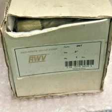 3" Brass Gate Valve 267 , 200 WOG  RWV Red White Valve Corp
