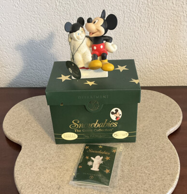 DEPARTMENT 56 SNOWBABIES  MY PAL MICKEY  TRINKET BOX ~ 75 YEARS OF MICKEY