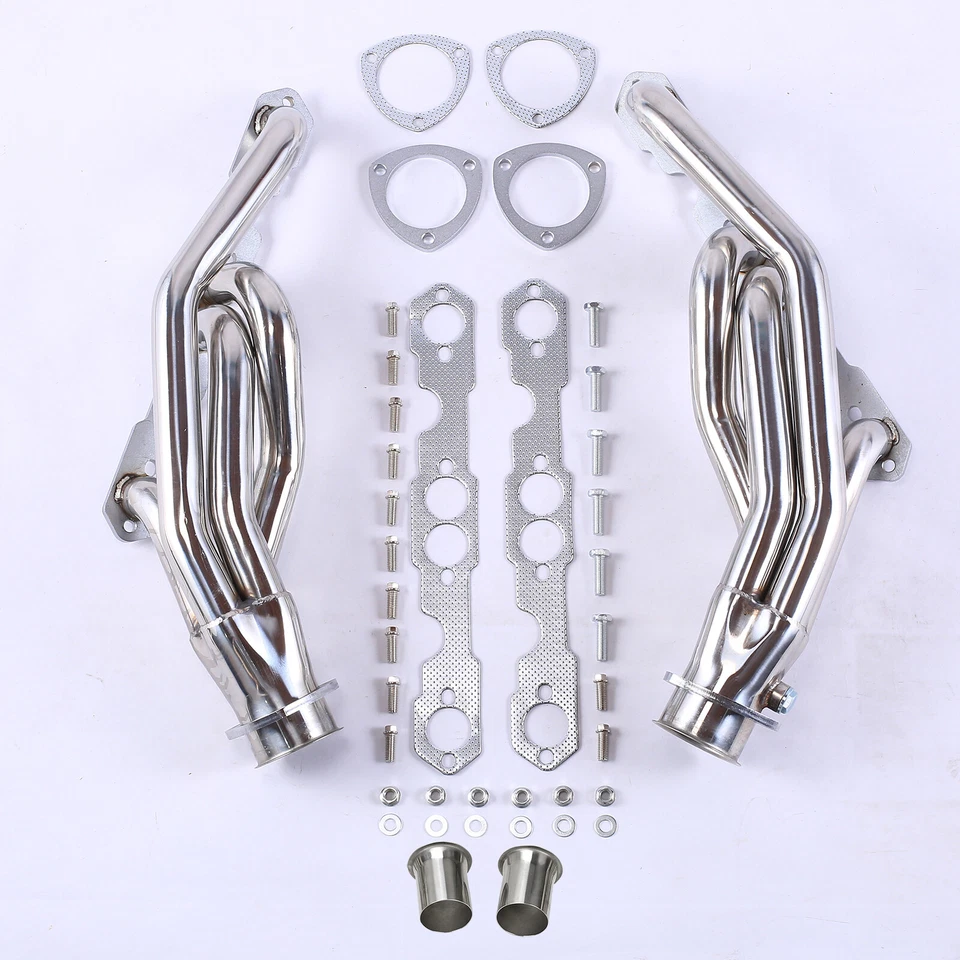 COLECTOR DE CABEZAL DE ACERO INOXIDABLE PARA CHEVY GMC 5.0/5.7 V8 C/K 1988-1997 Foto 2 de 4