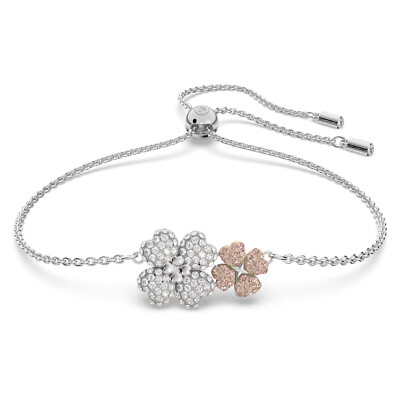 Swarovski Latisha Bracelet Flower, Multicolored, Rhodium plated - 5636590 New