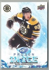 2021-22 Upper Deck Ice Frozen in Ice Brad Marchand Boston Bruins FI-16 RIPPED