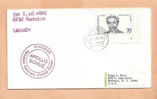 APOLLO SOYUZ LAUNCH JUL 15,1975 RAMSTEIN  TRACKING STA  SPACE  NASA