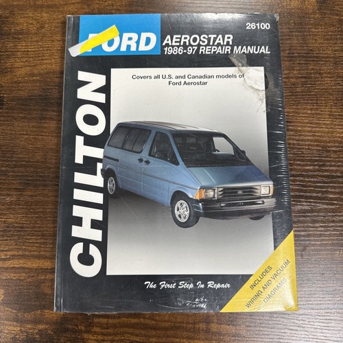 1986-1997 Ford Aerostar Van CHILTON Automotive Shop Repair Manual Wiring 26100 - 第 1/7 張圖片